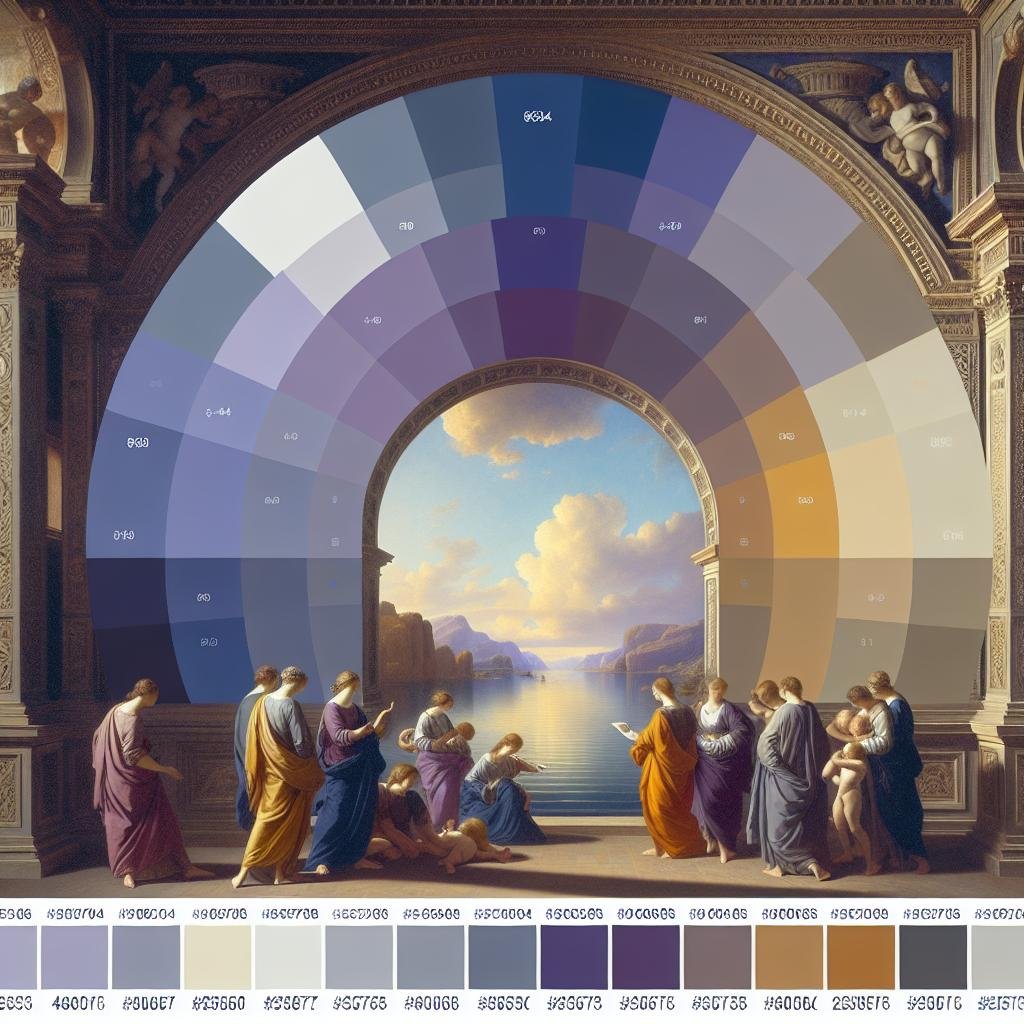 Illustration of color mixing